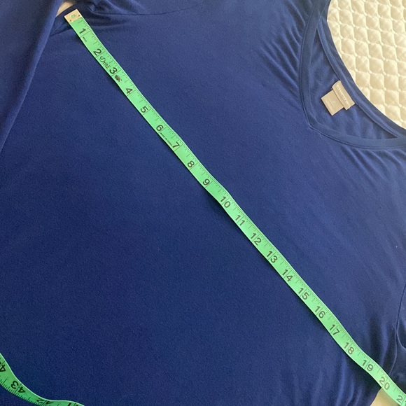 Chico’s long sleeve royal blue like top vg preowned condition size Chico 2 or L - Picture 7 of 10